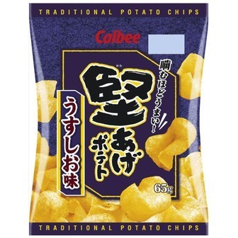 Calbee "Kataage Potato, Light Salt Flavor", 65g