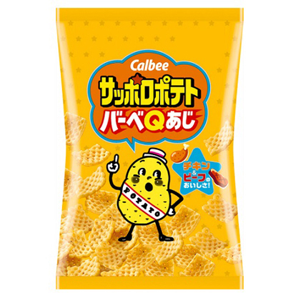 Calbee "Sapporo Potato, BBQ flavor", 80g