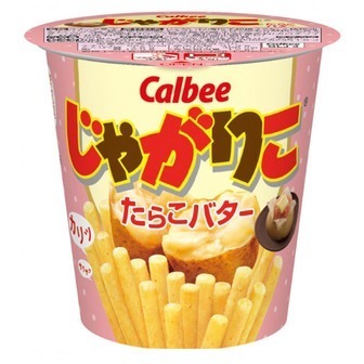 Calbee "Jagariko, Cod Roe Butter Flavor", 58g