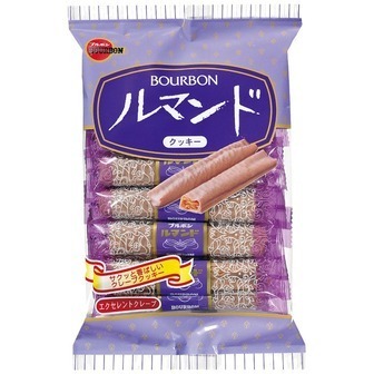 Bourbon "Lumando, Rumando" Crepe cookies, 12 bars in 1 pack, 105g