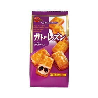 Bourbon "Gateau Raisin" Soft Cookies, 5 pc in 1 pack, 102g