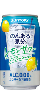Suntory, Alcohol Free, Cocktail Taste Drink,  "Non Aru Kibun,  Lemon", 350ml