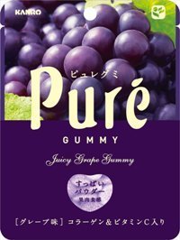 Kanro "Pure Gummy, Grape Flavor" 56g
