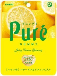 Kanro "Pure Gummy, Lemon Flavor" 56g