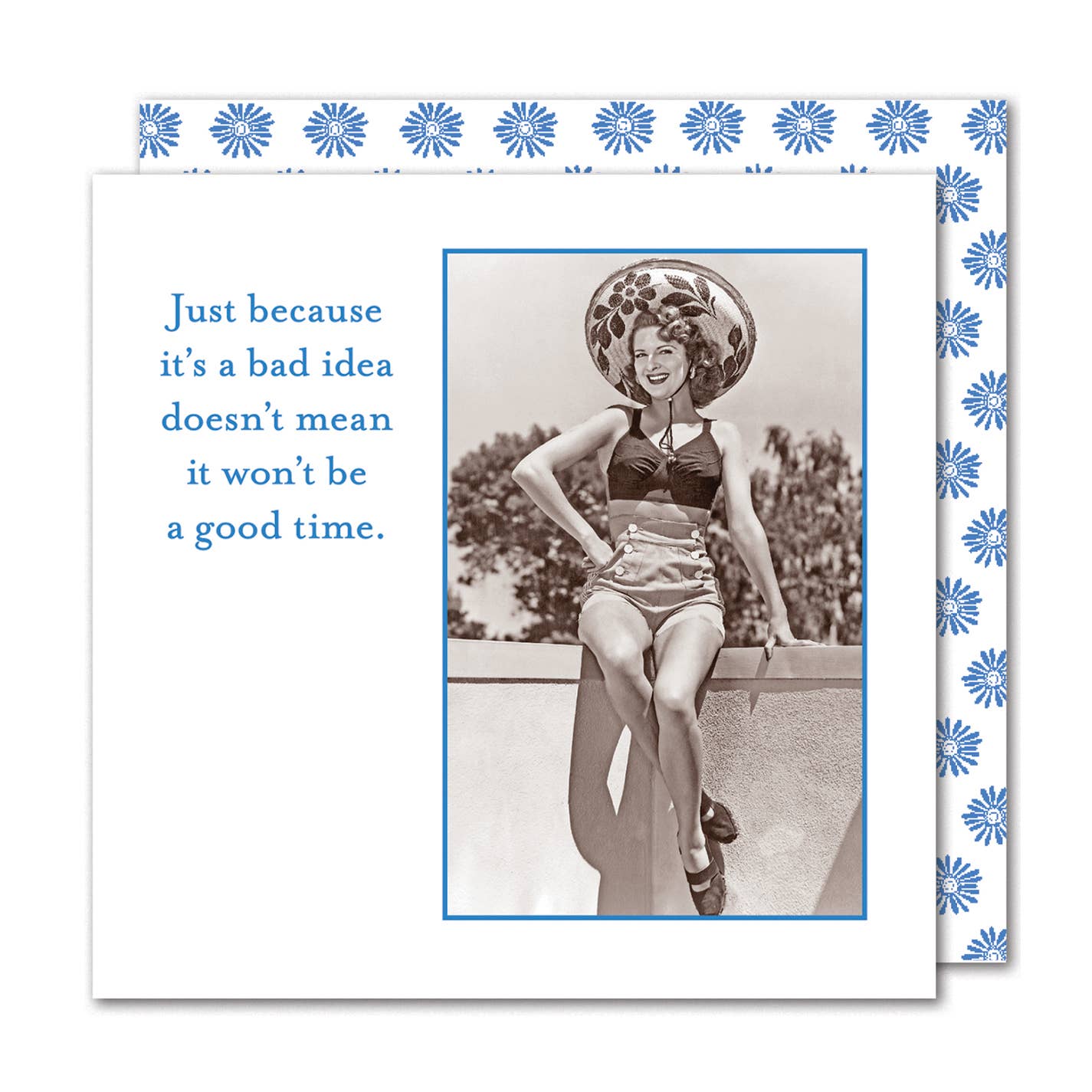 Shannon Martin Design - Bad Idea, Good Time Beverage Napkin