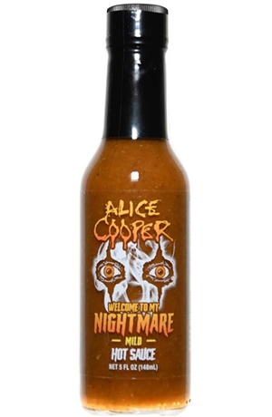 Alice Cooper Welcome To My Nightmare Mild Hot Sauce, 5oz.