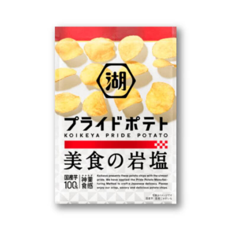 Koikeya PRIDE Potato Chips - Rock Salt