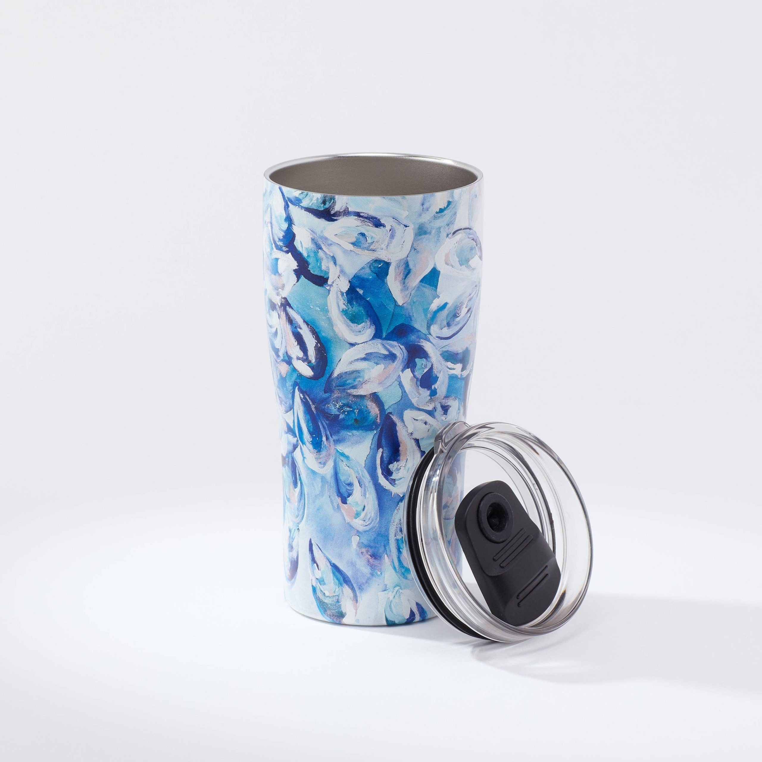 Kim Hovell Art - 20oz Coffee Tumbler - Azul Oysters: Default Title