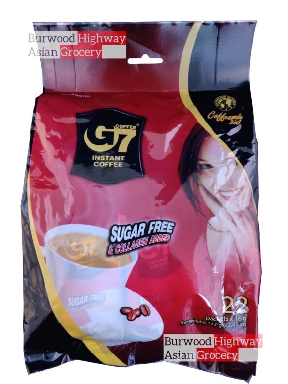 G7 Sugar Free Instant Coffee 22 X 16G