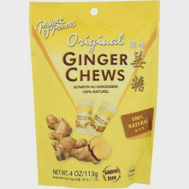 Prince Of Peace Ginger Chews Original 4oz