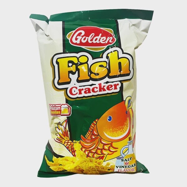Golden Fish Cracker Salt & Vinegar 200G