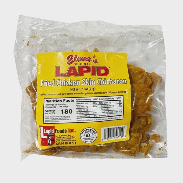 Elena's Original Lapid Fried Chicken Skin 2.5oz