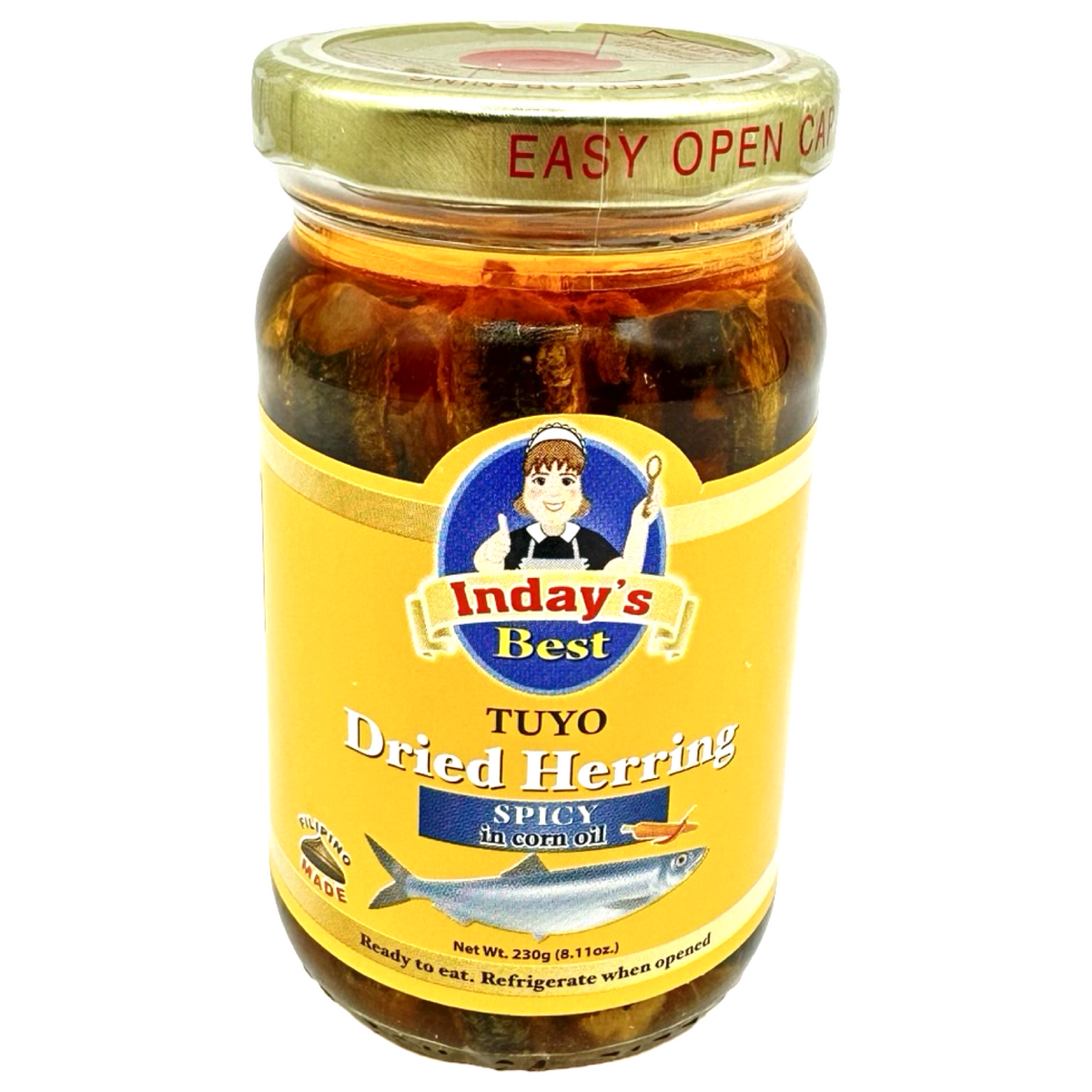 Inday's Best - Herrin in Corn Spicy Oil - 230 G
