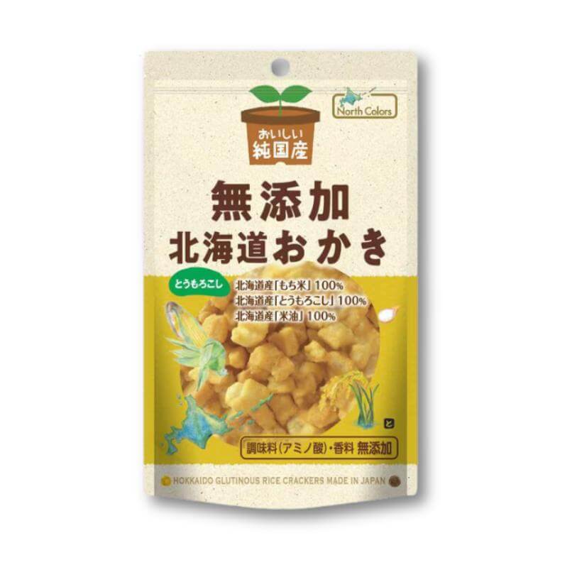 North ColorsAdditive-free Hokkaido Rice Crackers Corn