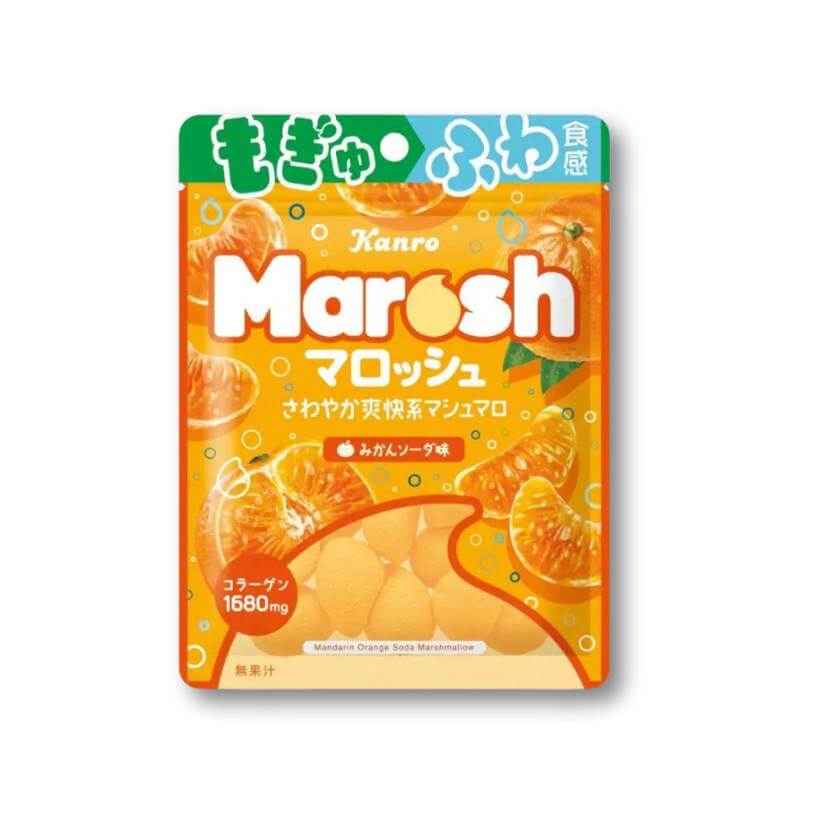 Kanro Marosh Marshmallow - Mandarin Soda