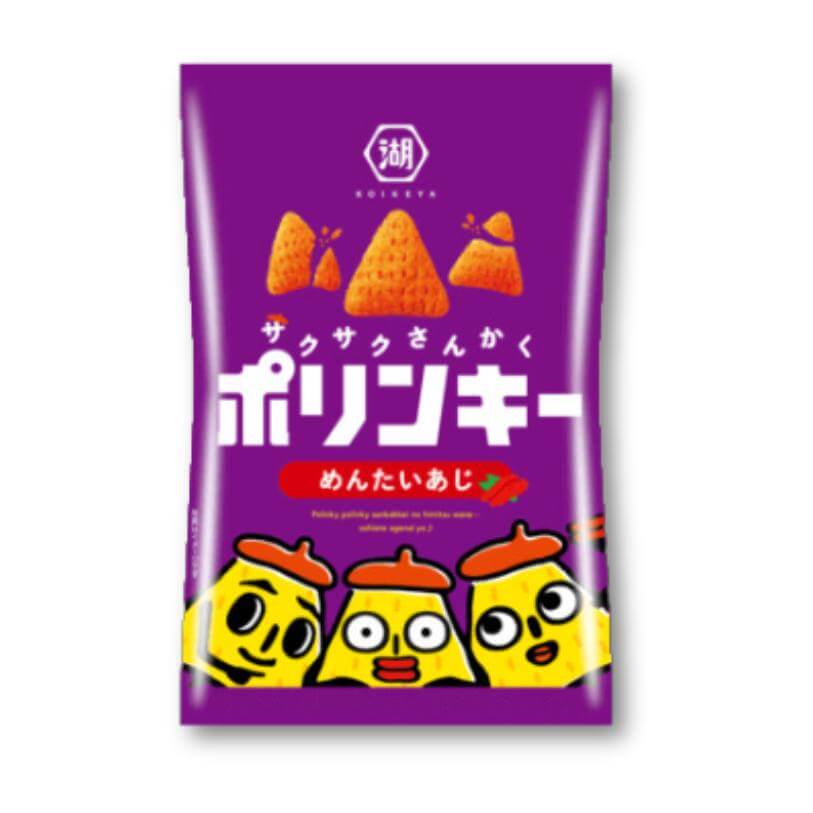 Koikeya Polinky Corn Puffs Mentai