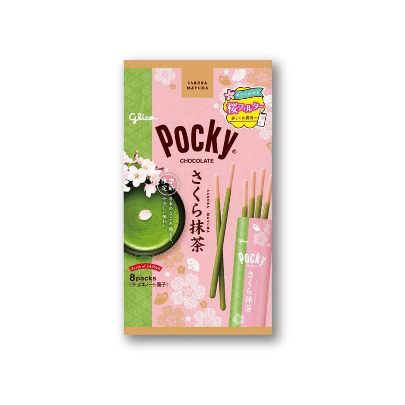 Pocky Biscuit Sticks - Sakura Matcha