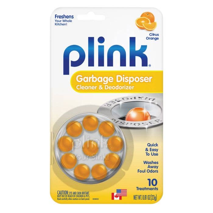 HIC - Harold Import Co. - Plink Disposal Cleaner And Deodorizer, Orang