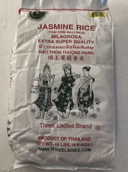 3 Ladies Jasmine Rice 10lbs
