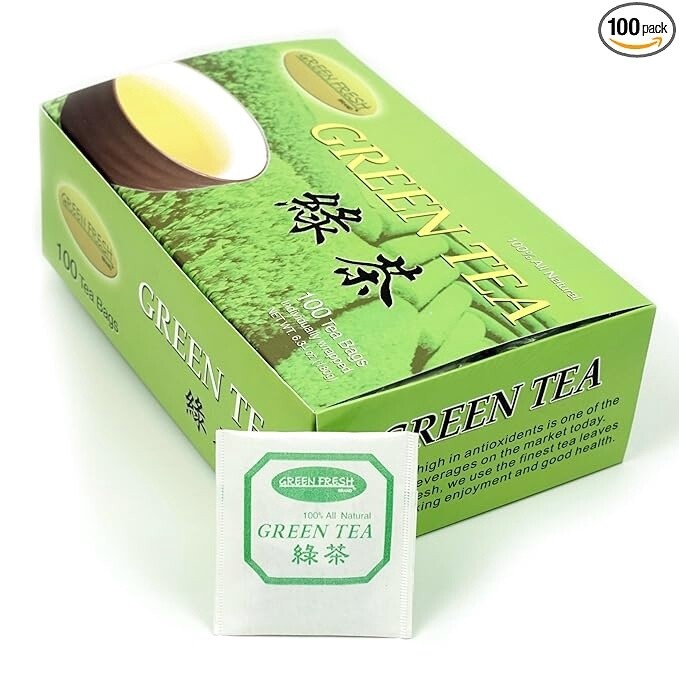 Green Fresh Green Tea Bags 100Pack