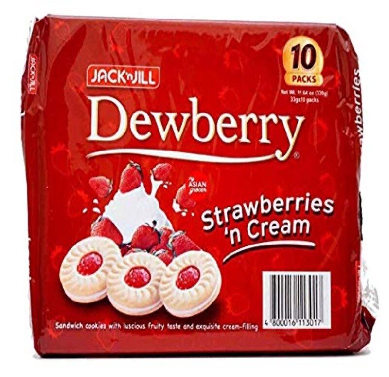 J&J Dewberry Strawberry 10X33G