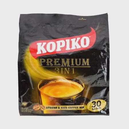 Kopiko Premium  Black Coffee 3 In 1 30 X 20G