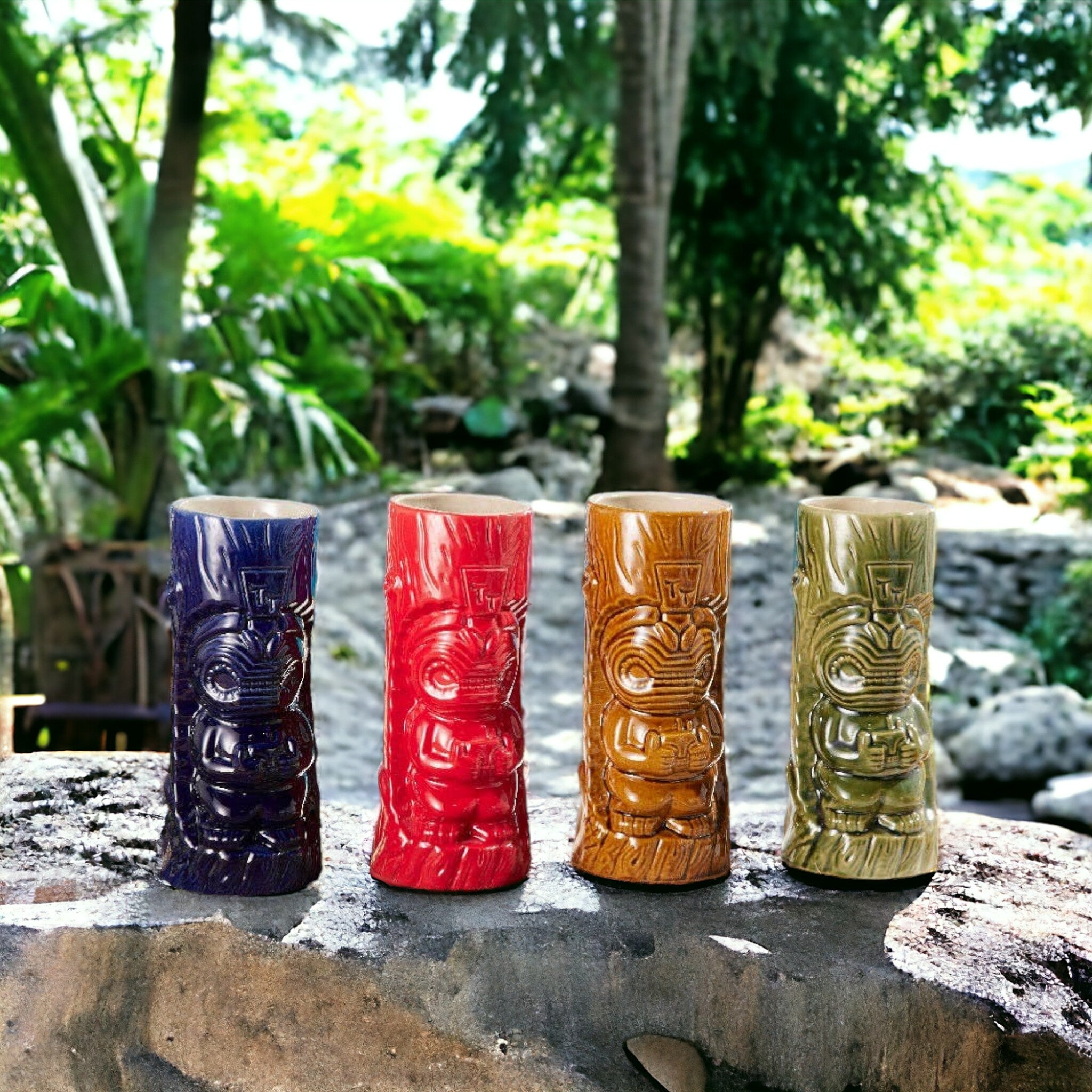 Lemonsoda | Ceramic Hawaiian Tiki Glasses (1pc)