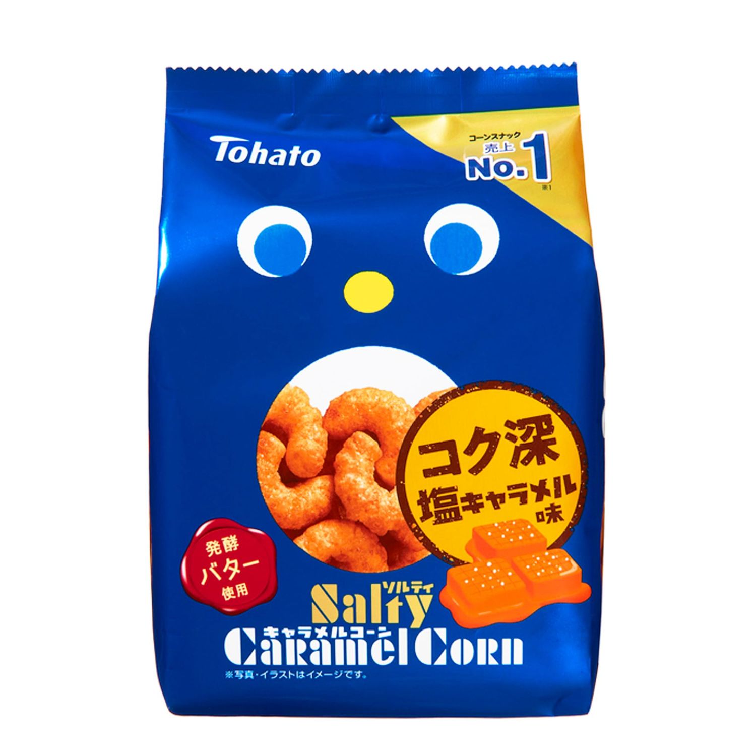 Tohato, Caramel Corn, Salty caramel Flavor, Fragile Corn Snack, 67g