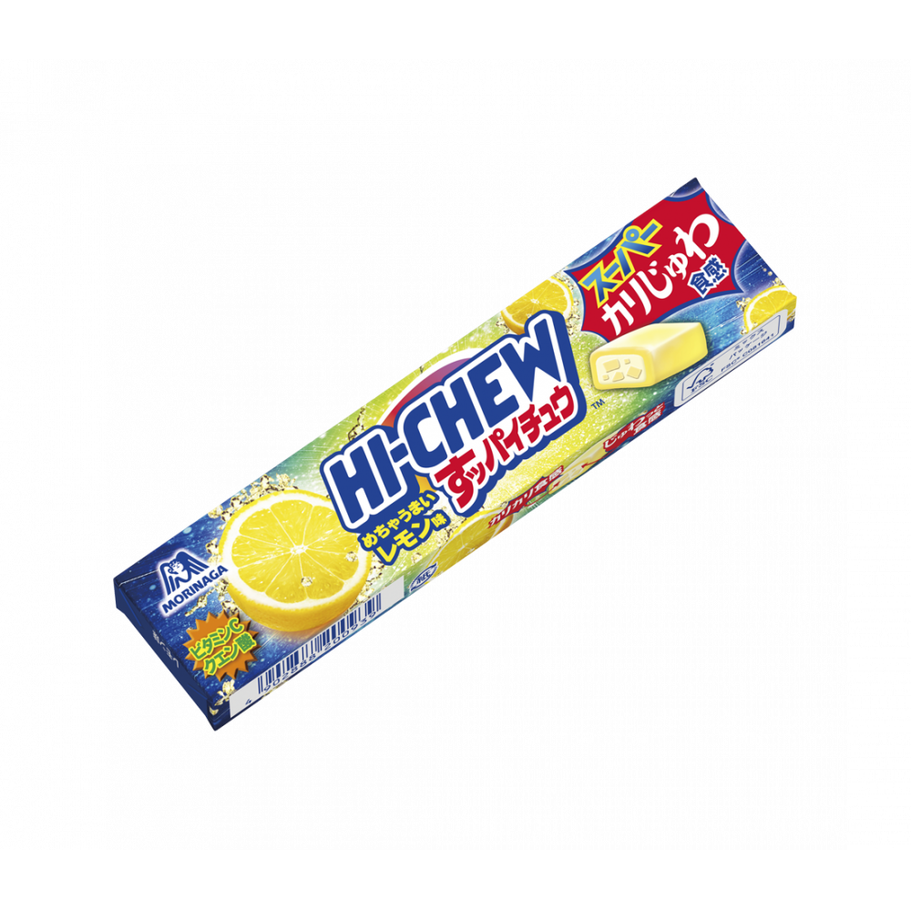 Morinaga, Hi-chew, Lemon Flavor Suppaichu, 12 pcs as 1 pack