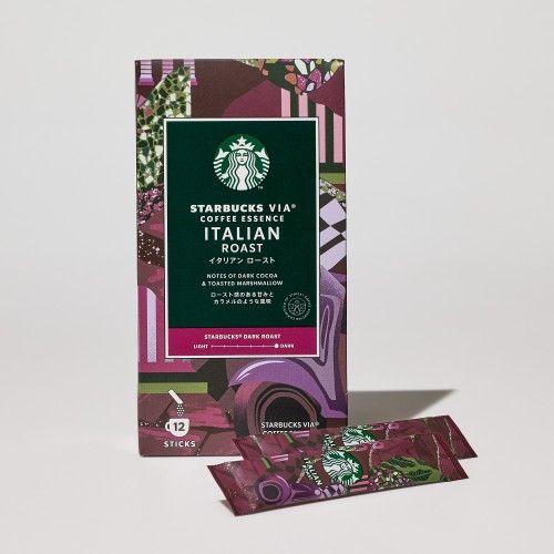 Starbucks Japan, VIA Series, "Italian Roast", 12 sticks