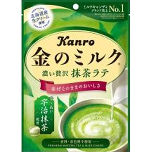 Kanro "Kin no Milk, Premium Milk Candy, Matcha Green Tea Flavor" 61g