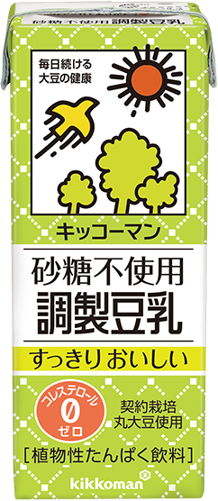 Kikkoman, Soy Milk, Basic Flavor, Chosei Tonyu, Sugar Free, 200ml