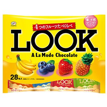 Fujiya "Look A La Mode", 4 Kinds Assortment Choco, 28 pcs in 1 bag