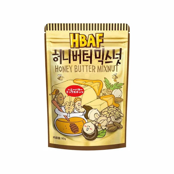 HBAF Korean Style Mixed Nuts: Honey Butter
