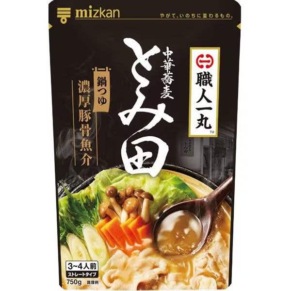 Mizkan, Tomita, Noukou Tonkotsu Gyokai Nabe Tsuyu, Pork & Seafood Stock, 750g