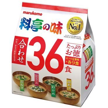Marukome, Ryotei no aji, Instant Miso Soup, 36 servings, 648g
