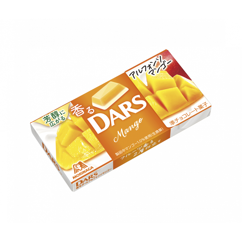 Morinaga, Dars, Chocolate, White chocolate Alfonso Mango