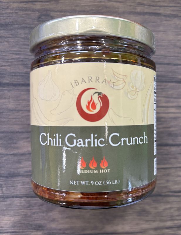 Ibarra's Chili Garlic Crunch Medium Hot 300g