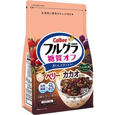 Calbee "Furugura" Fruits Granola, Berry & Cacao 550g