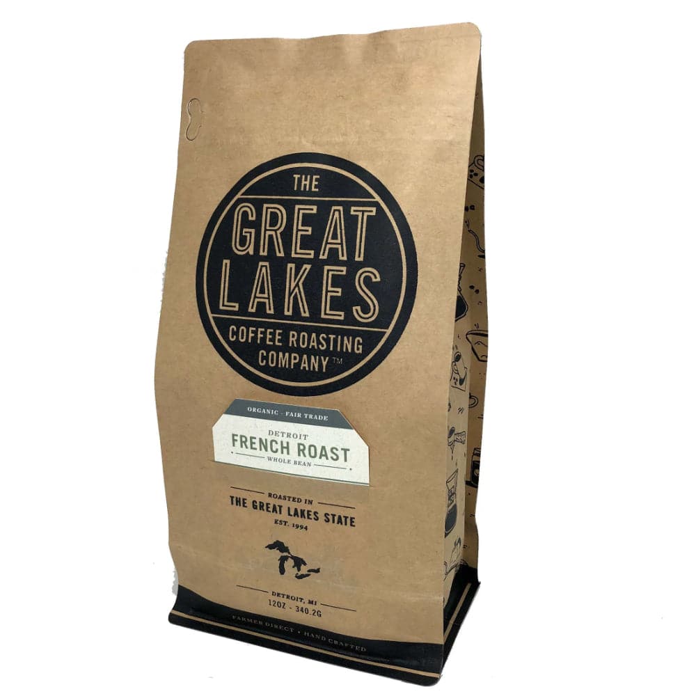 Great Lakes Coffee - Roasting Coffee Whole bean French Roast 12 OZ - (
