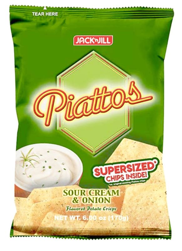 J&J Piattos Sour Cream 6oz