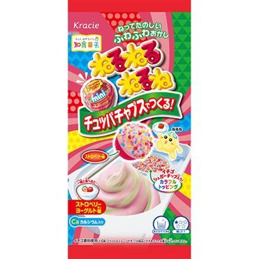 Kracie, "Neru Neru Nerune", Strawberry Yogurt flavor with Chupachupus 24g