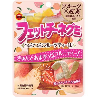 Bourbon, Fettuccine Gummy, Fruit Tea flavor, 47g