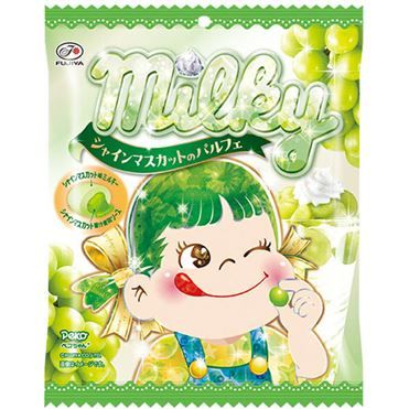 Fujiya, Milky, Soft Candy, "Shine Muscat Parfet", Muscat Flavor