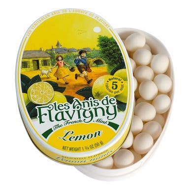 The French Farm - Les Anis de Flavigny All Natural Lemon Mints 1.8oz