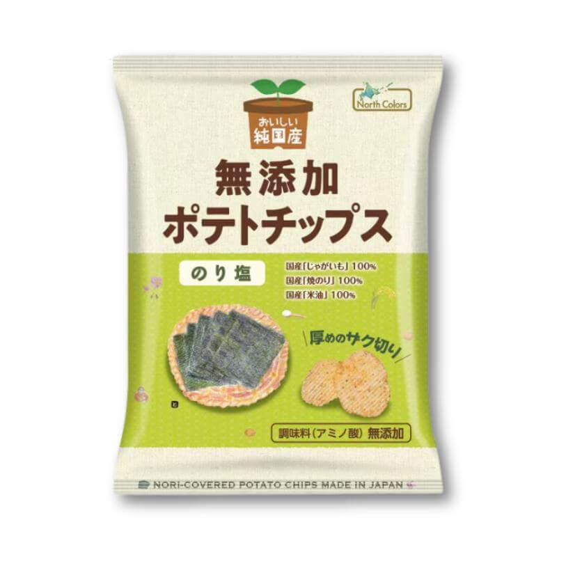 North Colors Additive-free Potato Chips -Seaweed Salt