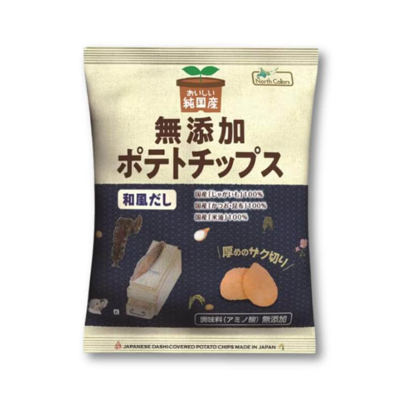 North Colors Additive-free Potato Chips - Japanese Dashi