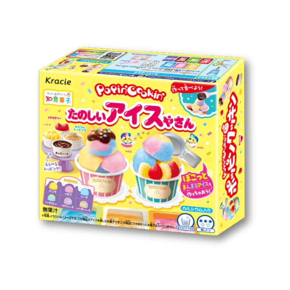 Popin' Cookin' Happy Ice Cream Shop DIY Candy Kit