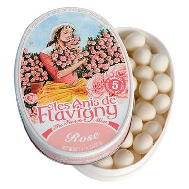 The French Farm - Les Anis de Flavigny All Natural Rose Mints 1.8oz