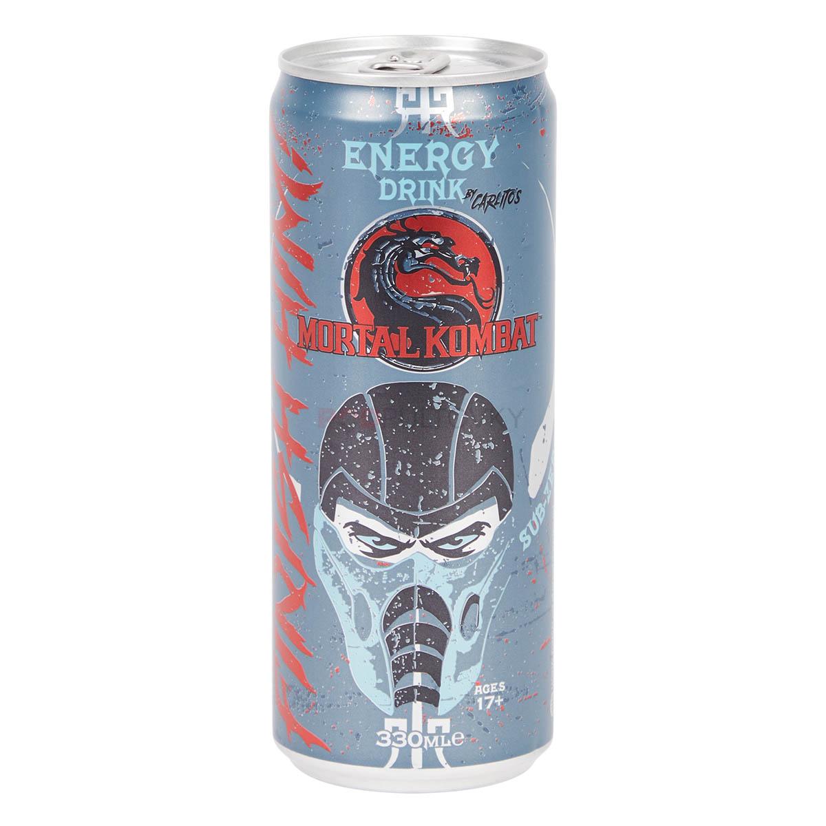 Mortal Kombat Energy Drink -  Subzero